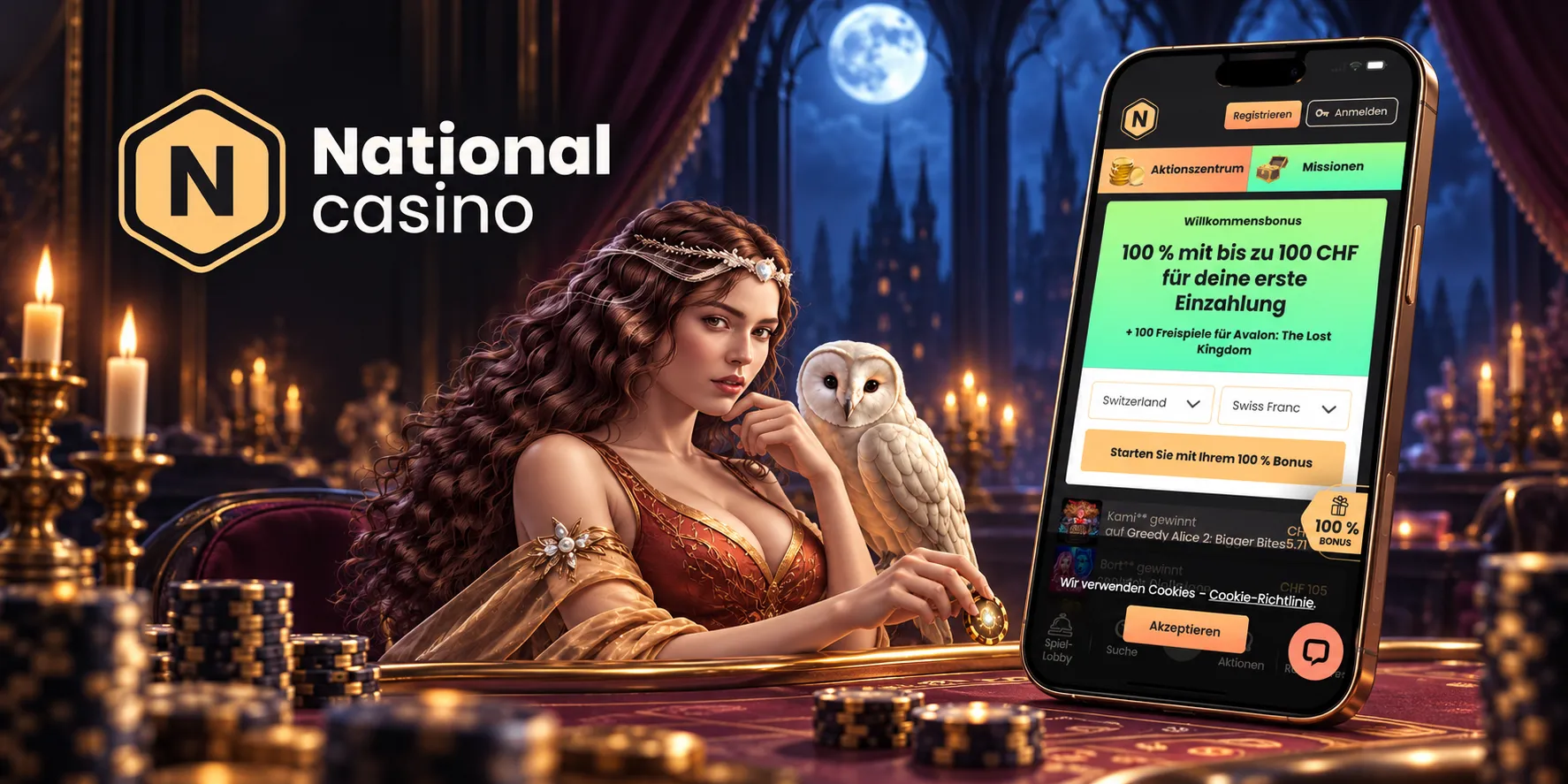 National Casino App-Screenshot
